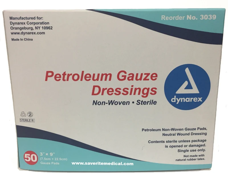 Petroleum Gauze Dressing 3" x 9"