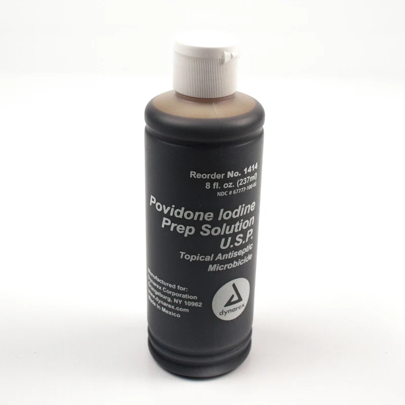Povidone Iodine Prep Solution 8 oz