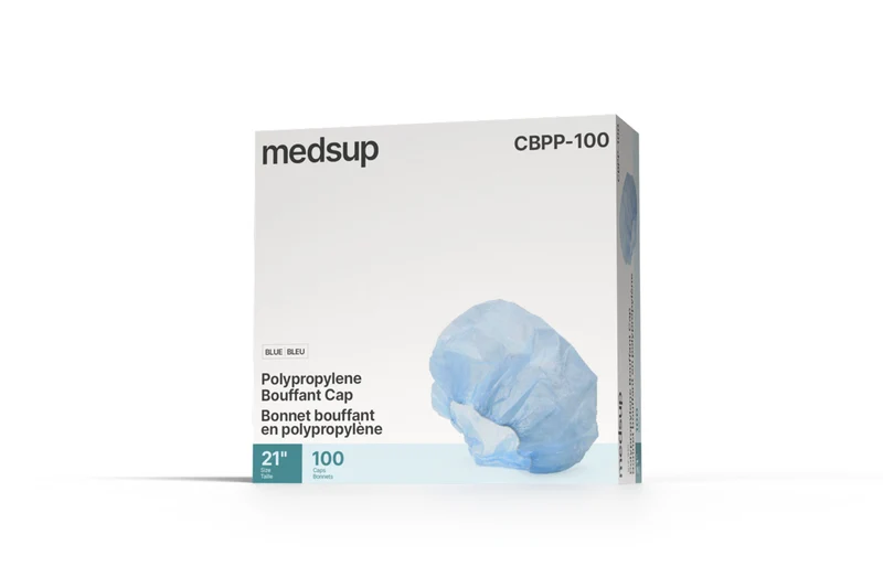 Polypropylene bouffant cap