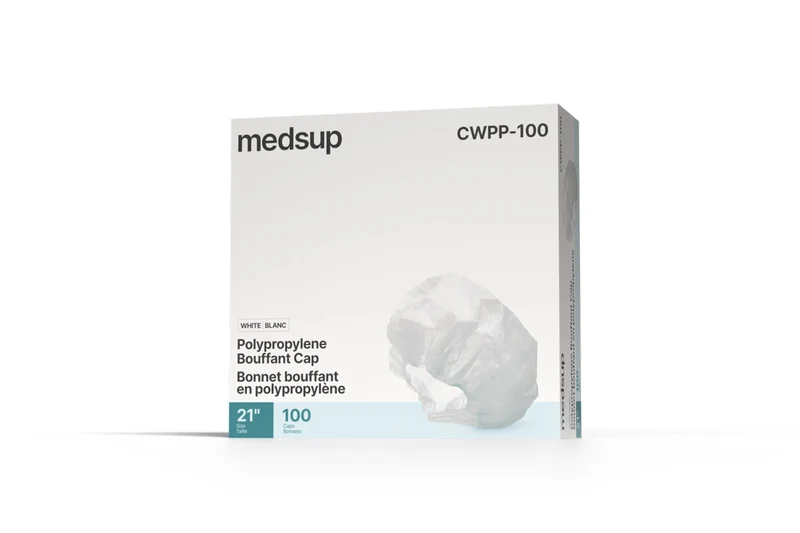 Polypropylene bouffant cap