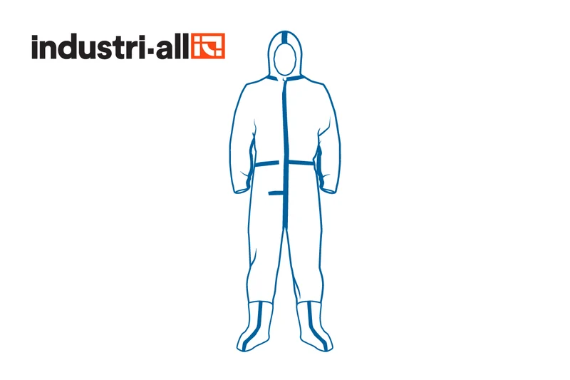 Chemical splash coverall