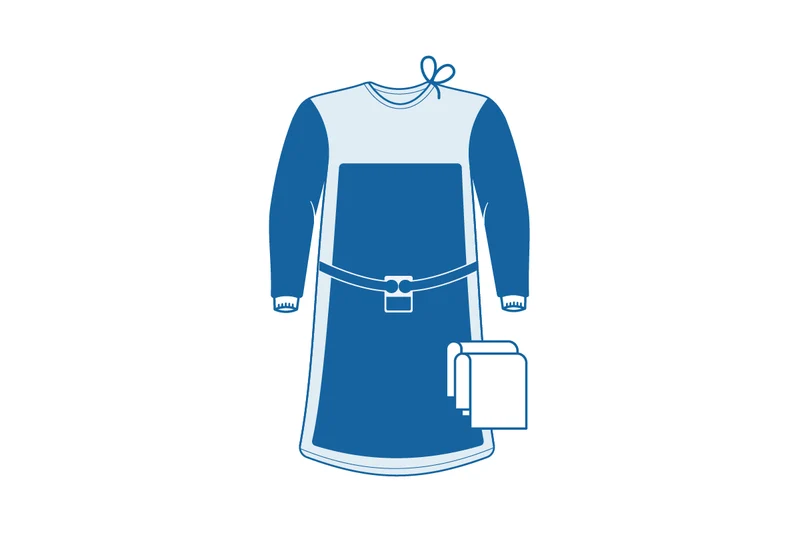 Sterile surgical gown Level 4