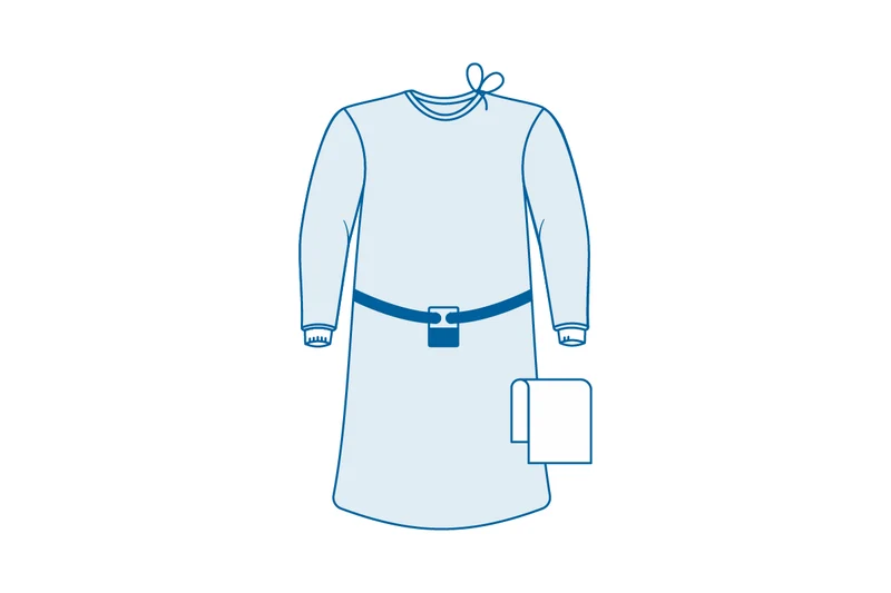 Sterile surgical gown Level 3