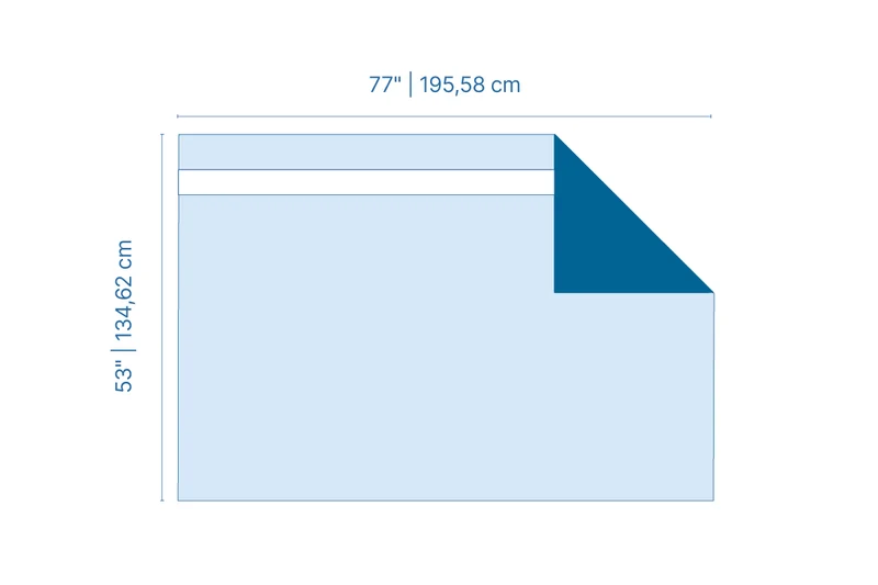 Sterile utility surgical drape with adhesive strip