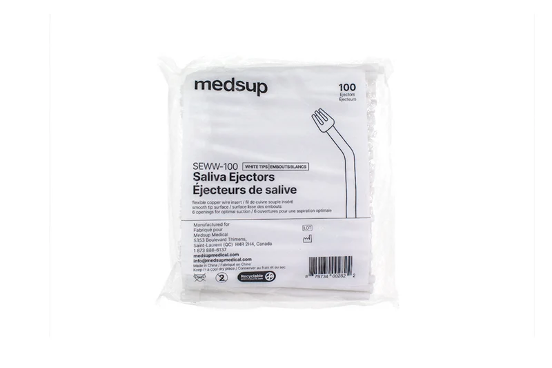 White saliva ejectors