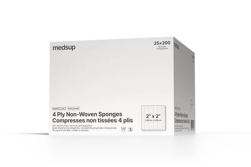 Non-woven sponges
