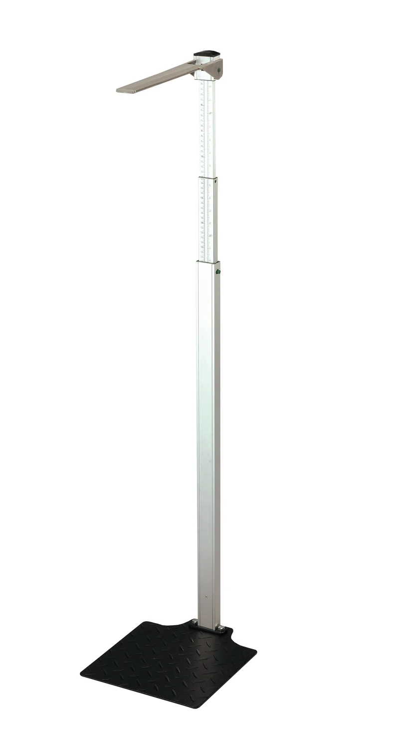 Toise Adulte Aluminium avec socle 85-210 cm