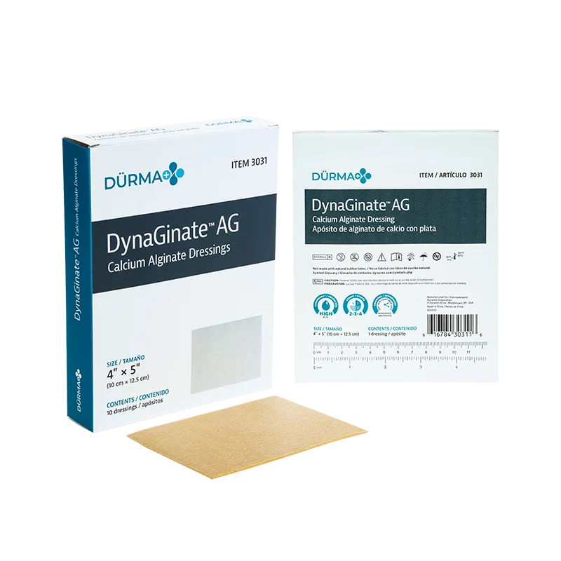 DynaGinate AG Silver Calcium Alginate 4" x 5"
