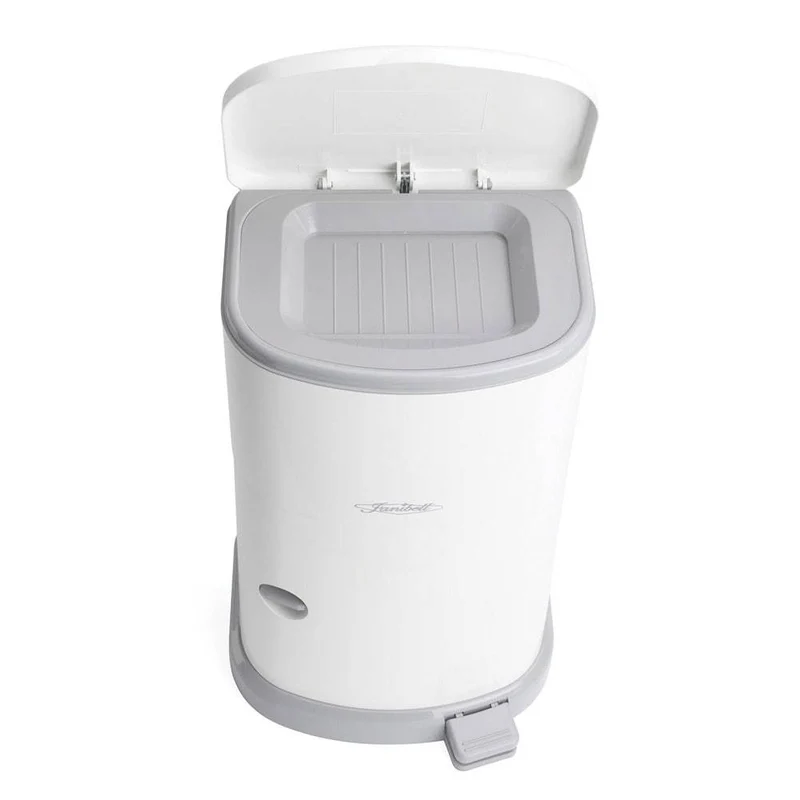 Janibell® Akord Slim Receptacle, 7 Gallon and Double Seal