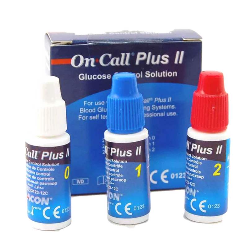 Solutions de Contrôle (3 flacons) pour On Call Plus II
