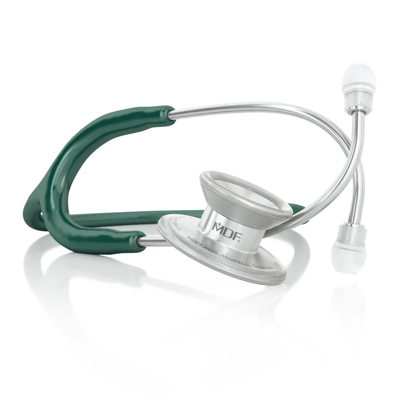 MD One® Epoch® Titane - Stéthoscope Adulte - Argent / Vert émeraude