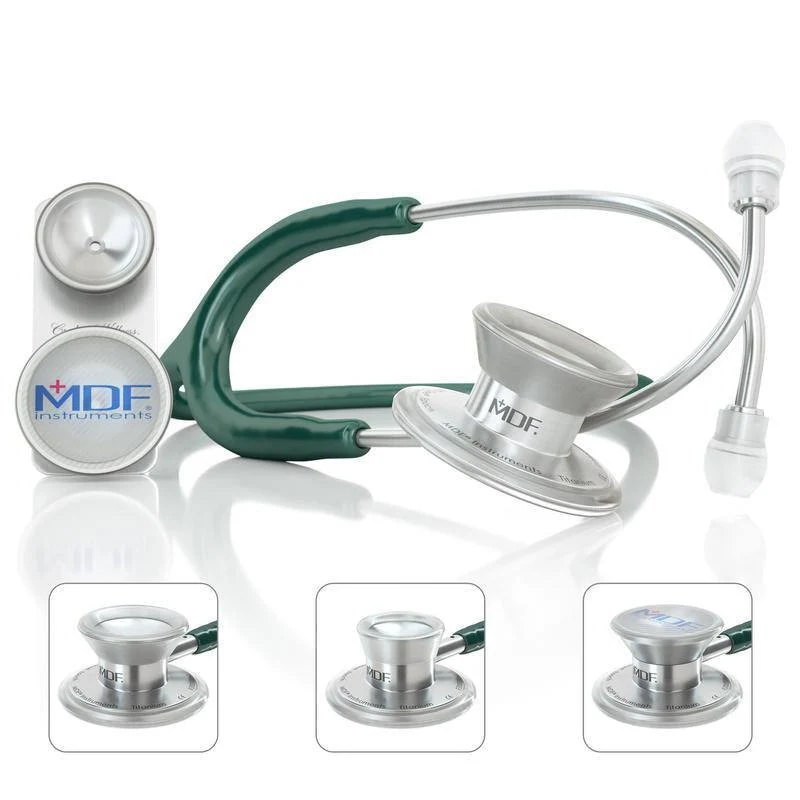 MD One® Epoch® Titane - Stéthoscope Adulte & Pédiatrique - Vert émeraude