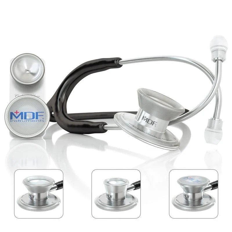 MD One® Epoch® Titane - Stéthoscope Adulte & Pédiatrique - Noir