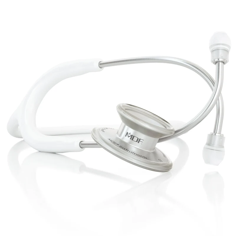 MD One® - Stéthoscope Adulte - Argent / Blanc