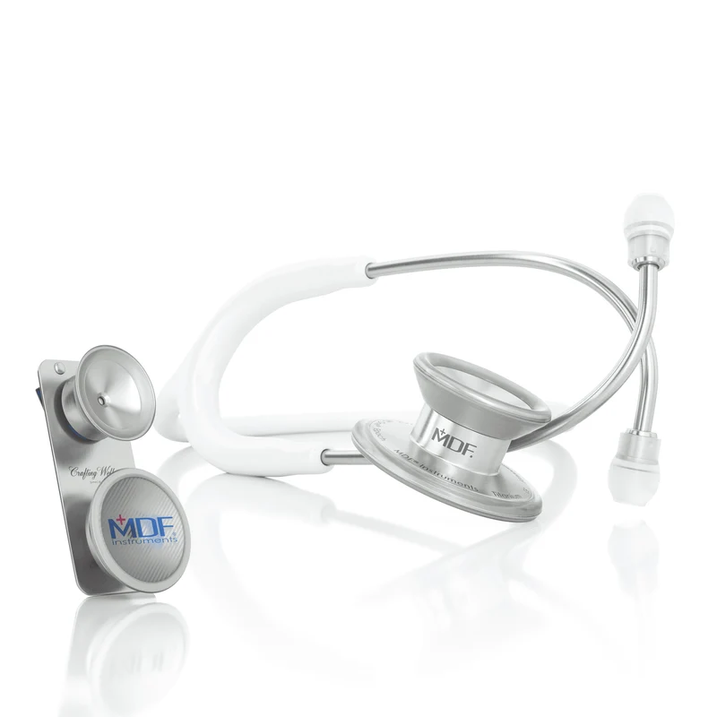 MD One® Epoch® Titane - Stéthoscope Adulte & Pédiatrique - Blanc