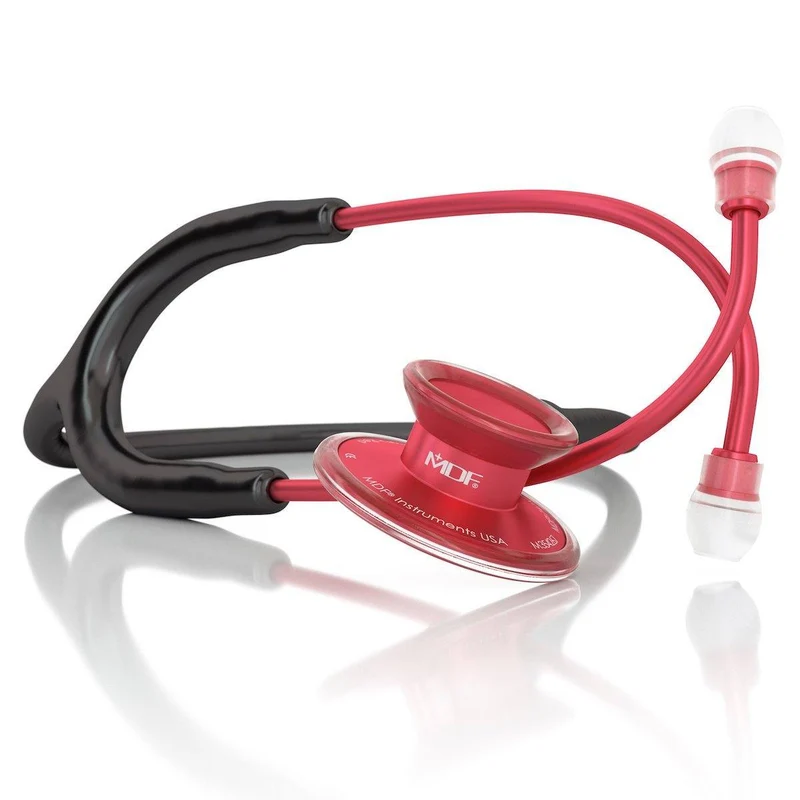 Stéthoscope Acoustica® - Noir / Rouge