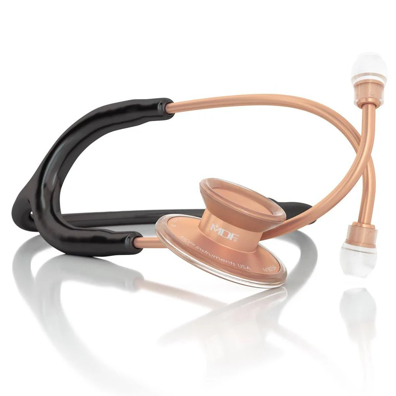 Stéthoscope Acoustica® - Noir / Or rose mat