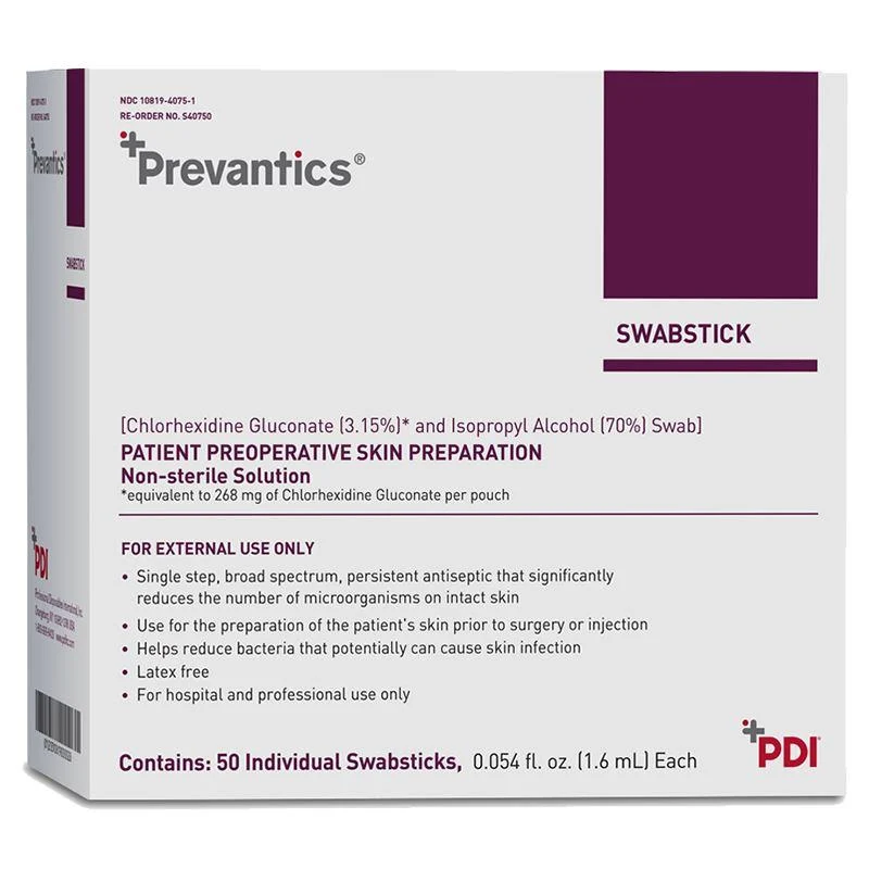PDI Prevantics® Swabstick, 1-3/5mL