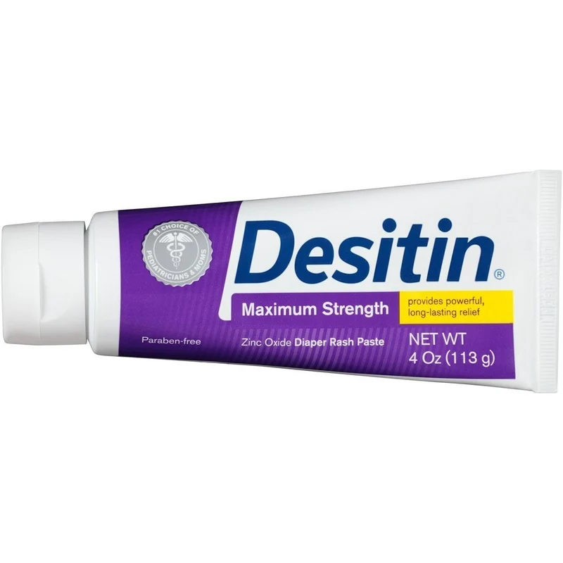 Desitin Maximum Strength Diaper Rash Ointment, 4 oz. Tube