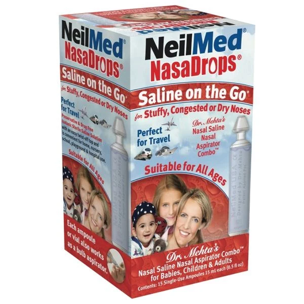 NeilMed® NasaDrops® Mini Saline on the Go® Nasal Saline Solution