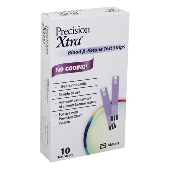Precision Xtra End/Top Fill Blood Ketone Strip