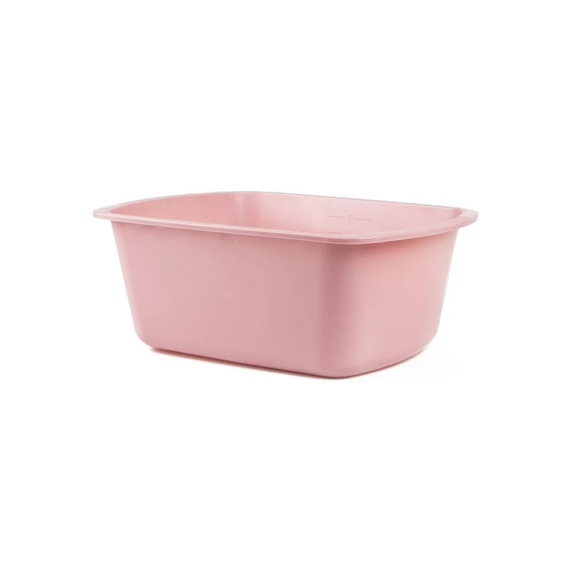 Medegen Rectangular Wash Basin, 7 qt, Dusty Rose