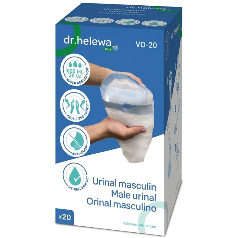 Sacs Hygiéniques Jetables pour Urinoirs Masculins 600 ml