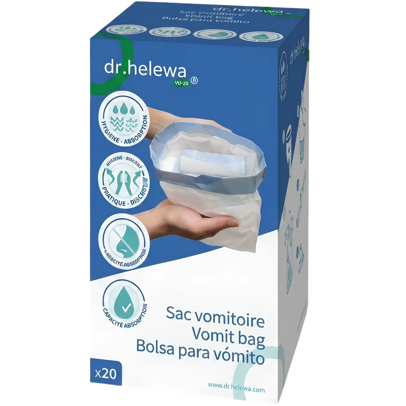 Sacs Hygiéniques Jetables pour Vomissements | Lot de 20