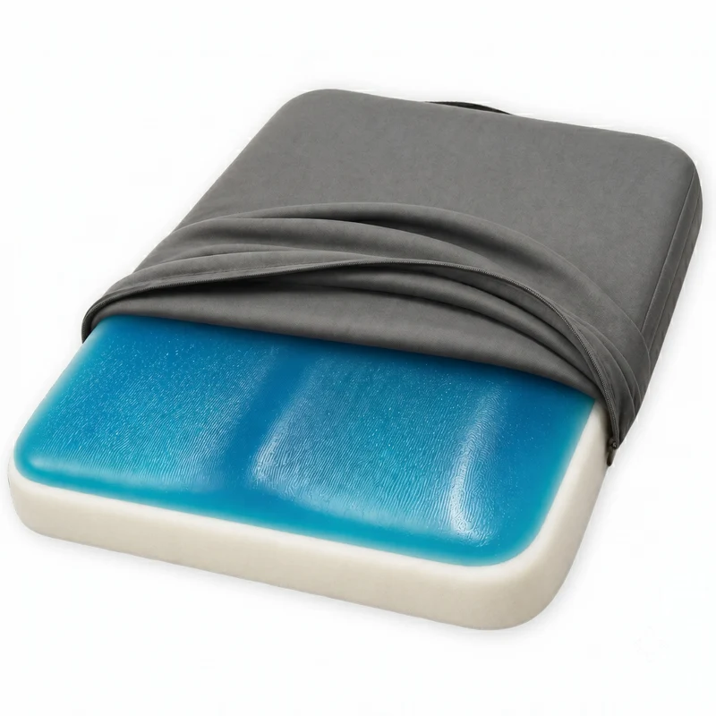 Coussin Anti-Escarres Visco-Gel Carré 85 kg/m3 | Imperméable