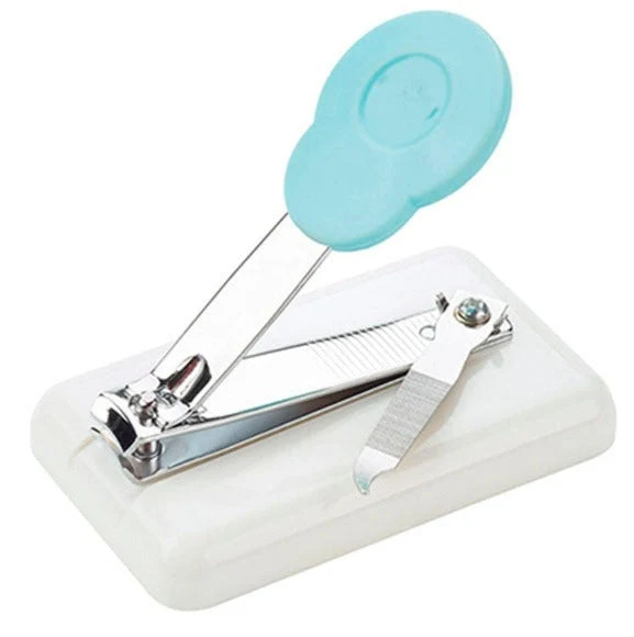 Coupe-ongles avec base antidérapante pour personnes à mobilité réduite