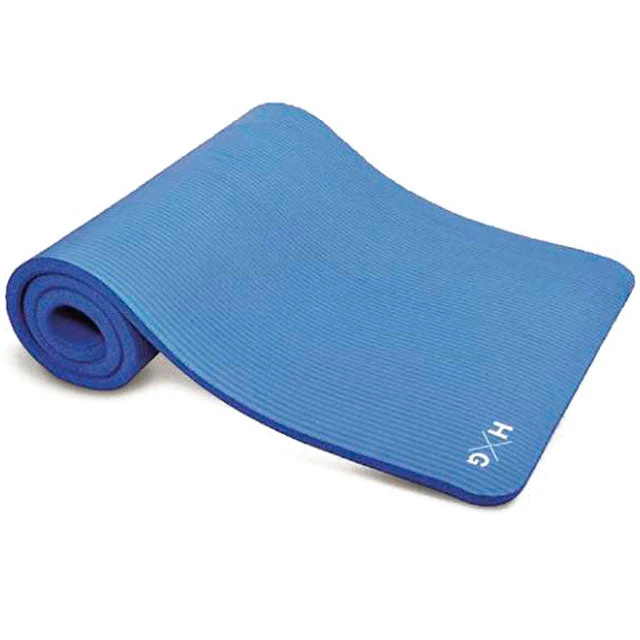 Tapis de yoga en Caoutchouc Antidérapant avec Sangles de Rangement