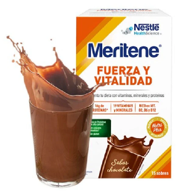Meritene Boisson Multivitaminée à 4 Saveurs | 15 Sachets