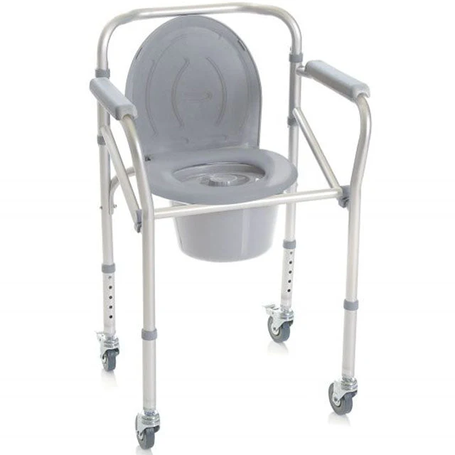 Chaise WC 4 en 1 Siège Rehausseur Réglable en Hauteur