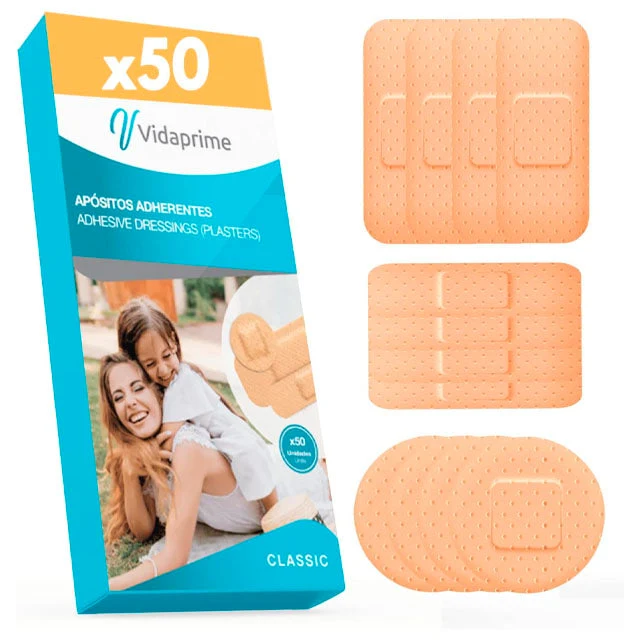 Pansements Adhésifs Imperméables en 3 tailles | 50 unités