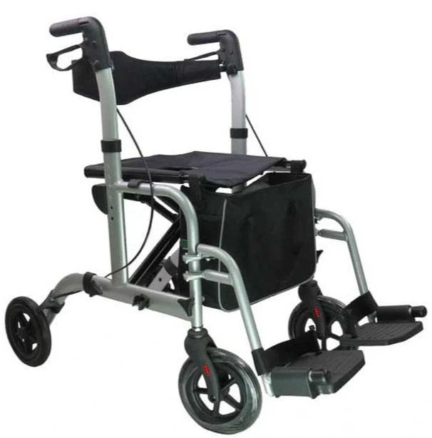Déambulateur avec chaise | Rollator + Chaise roulante