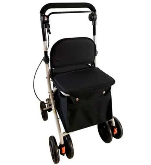 Déambulateur Chariot de Courses avec Siège | Aide à la Vie Quotidienne