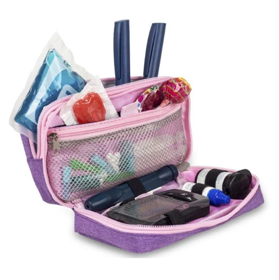 Portefeuille Organisateur pour le Diabète | Couleur Lilas