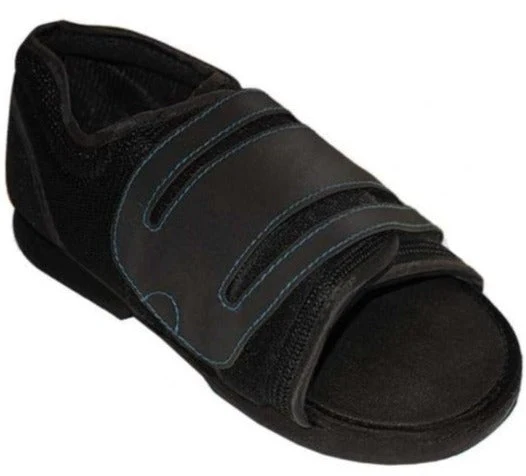 Chaussure Post-chirurgicale Ouverte | Semelle Plate avec Fermeture Velcro