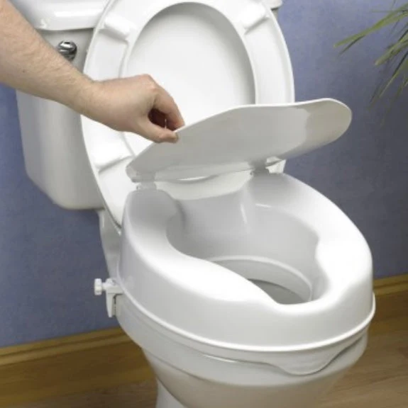 Rehausseur de WC avec Couvercle 15 cm | Universel