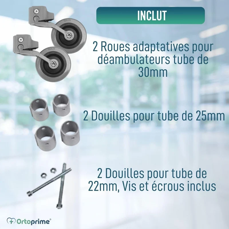 Lot de Roues Pivotantes | Deux Unités