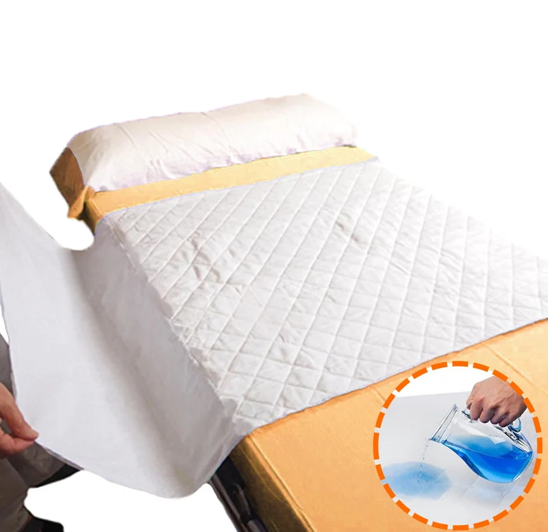 Protège-Matelas Absorbant Écologique Lavable pour Lit 90cm 3,15 Litres/m2