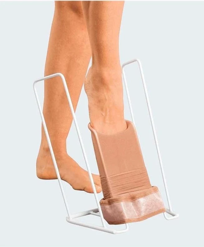 Chausse-pied pour bas et Chaussettes de Compression | Avec Socle