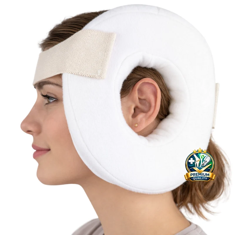 Coussin Anti-Escarres Oreille avec Ouverture Réglable