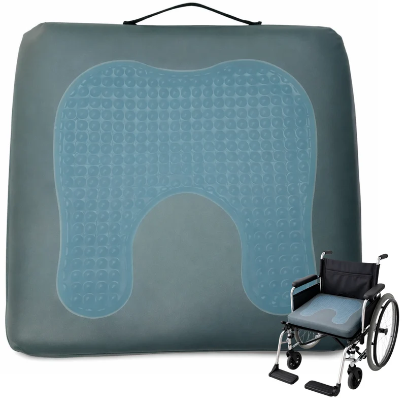Coussin Anti-escarres Visco Gel Fer à Cheval 85 kg/m3