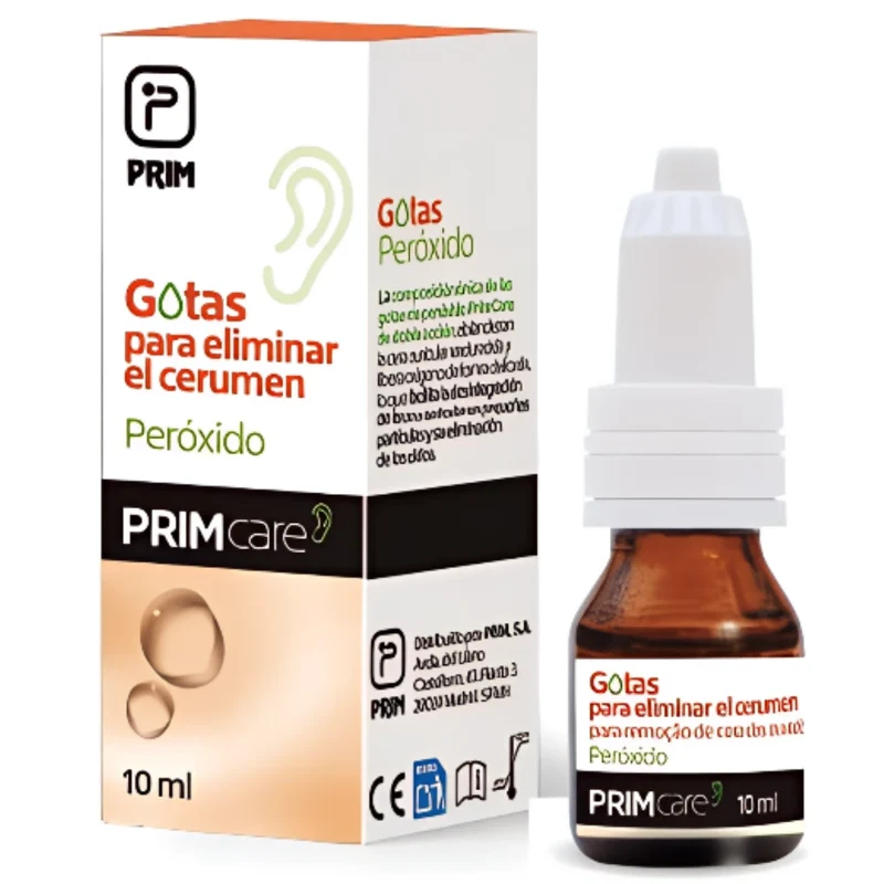 Gouttes pour éliminer le cérumen des oreilles | Peroxyde 10ml