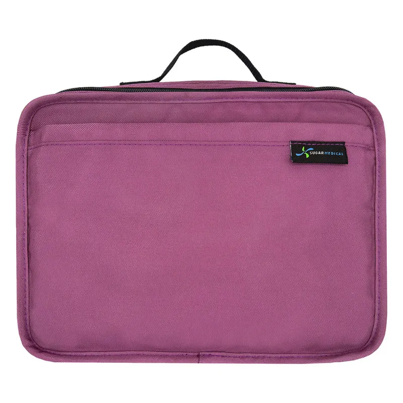 Sac de voyage isotherme Sugar Medical pour diabétiques : Orchidée