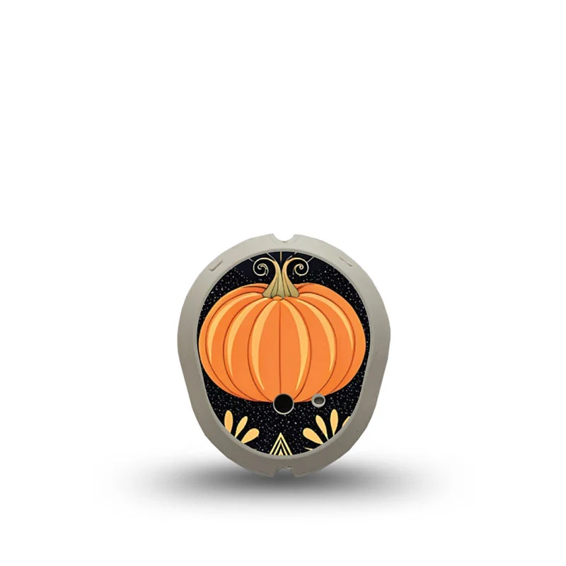 Autocollant pour émetteur ExpressionMed Dexcom G7 : Art déco Halloween