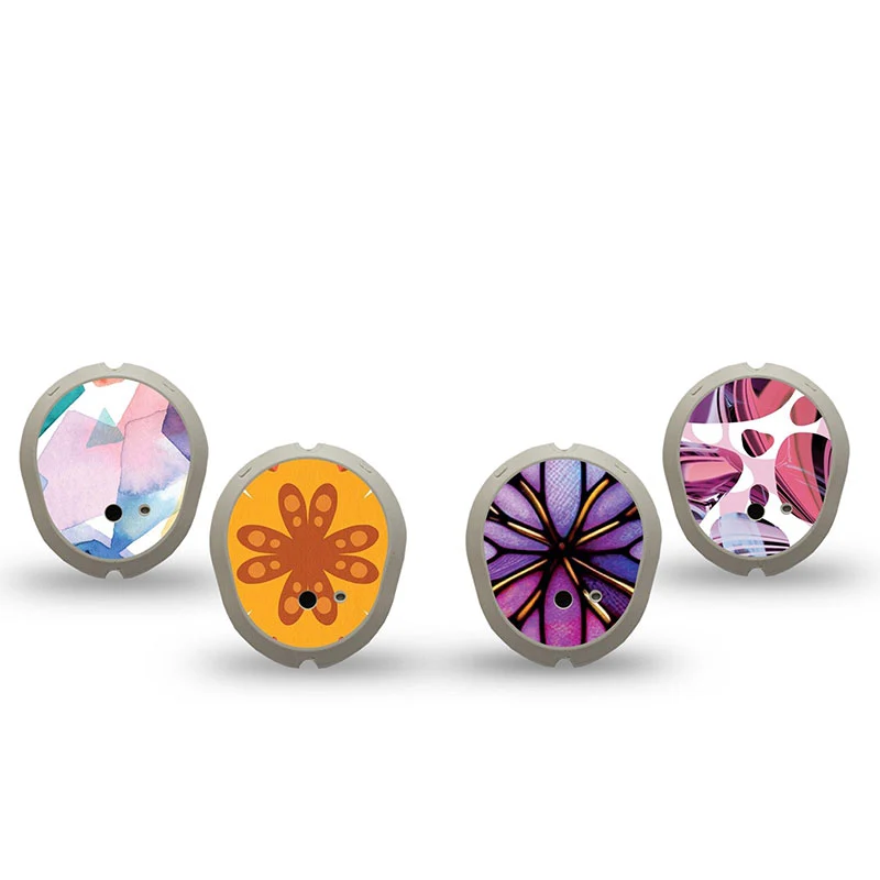 Autocollant pour émetteur ExpressionMed Dexcom G7 : mosaïque lumineuse, pack varié