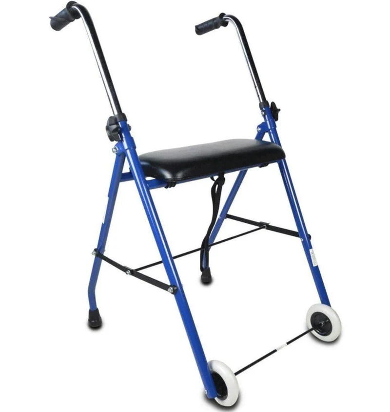 Déambulateur Orthopédique Pliable avec Siège Rembourré