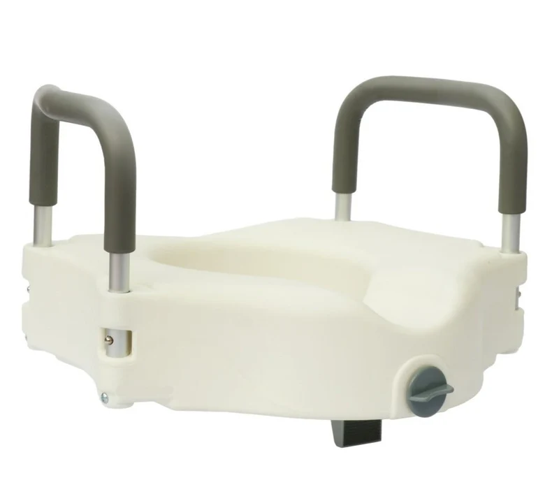 Rehausseur WC 12 cm Accoudoirs Rembourrés